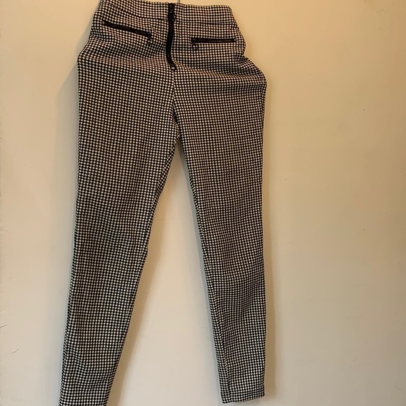 Urban Outfitters High Waisted Size 2 Pocket Checkered Pants - Picture 5 of 8